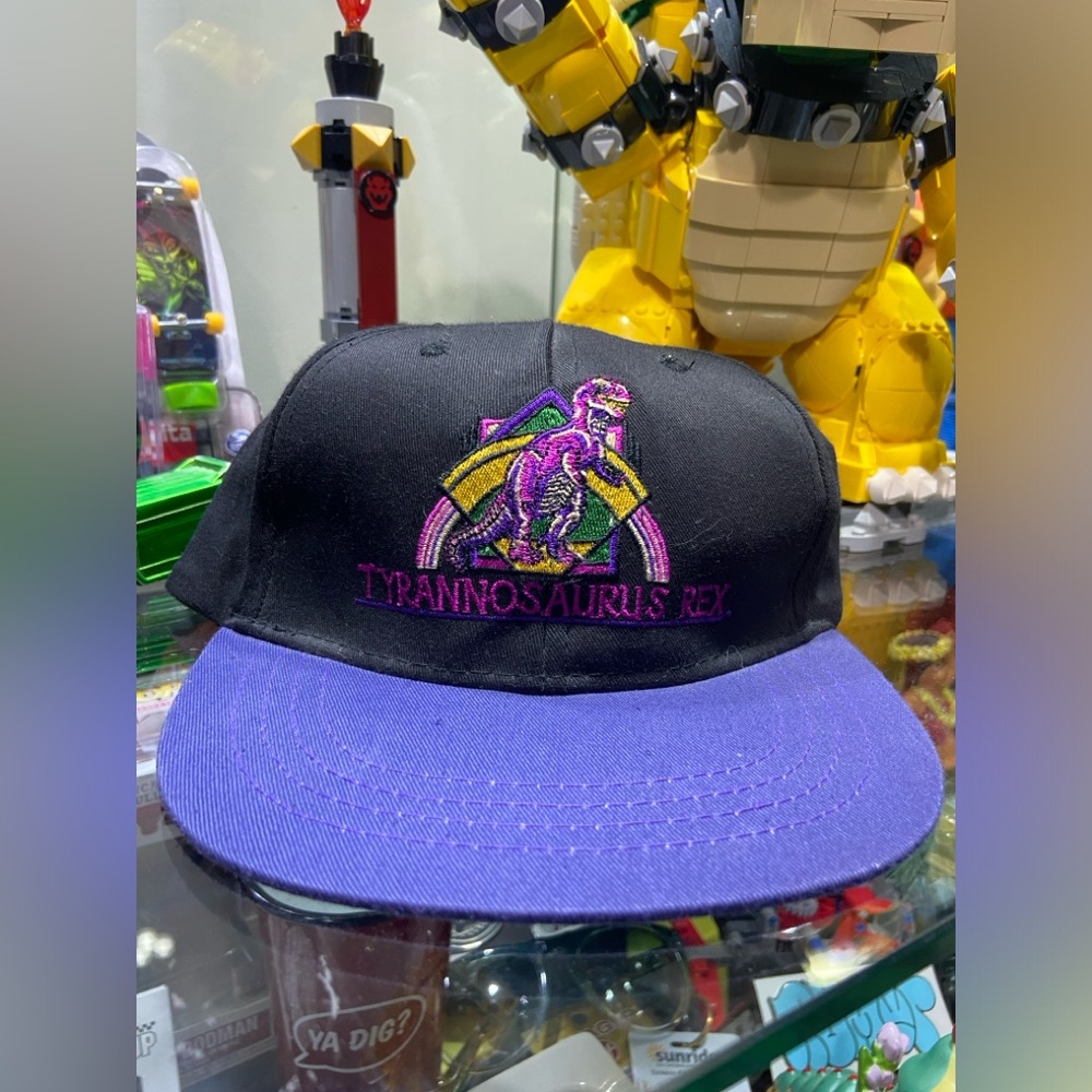 Vintage 1990 Tyrannosaurus rex dinosaur baseball hat